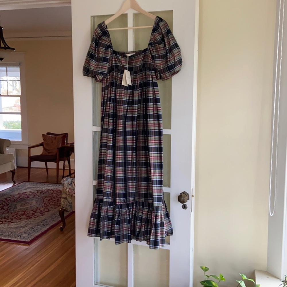 NWT Dôen Cecelia Dress, Alcott Plaid - Size Small